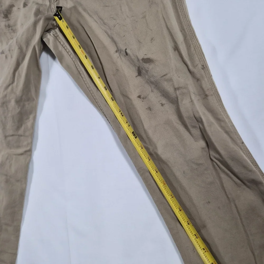 Carhartt Rugged Flex Relaxed Fit Canvas Work Pants Men's 32x30 Tan Workwear